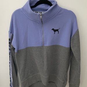 PINK quarter zip sweatshirt